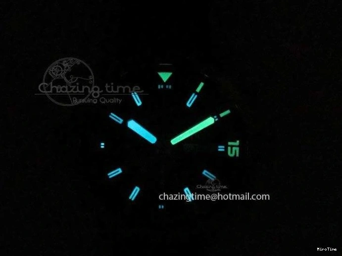 MIROTIME 0512 Aquatimer Chrono IW376803 V6F 1:1 Best Edition Blue Dial On Rubber Strap A WellDesigned 7282